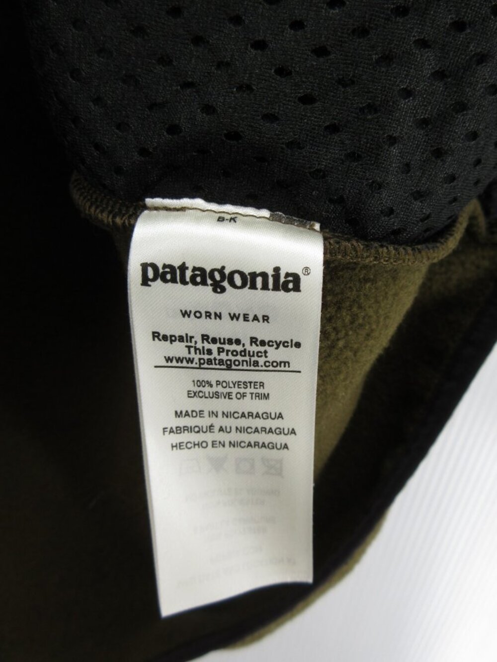 Patagonia Synchilla Vest Large Fleece Full Zip Jacket Hiking Gorpcore - Picture 9 of 10